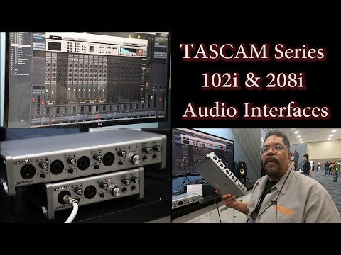 Tascam Series 102i & 208i Audio Interfaces - NAMM 2019