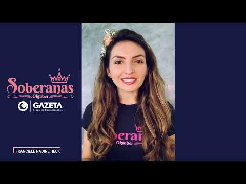 Candidatas a soberanas da 36ª Oktoberfest – Franciele Nadine Heck