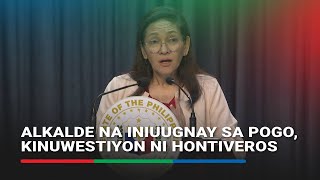 Senator Hontiveros, kinuwestiyon ang mayor na iniuugnay sa POGOs | ABSCBN News