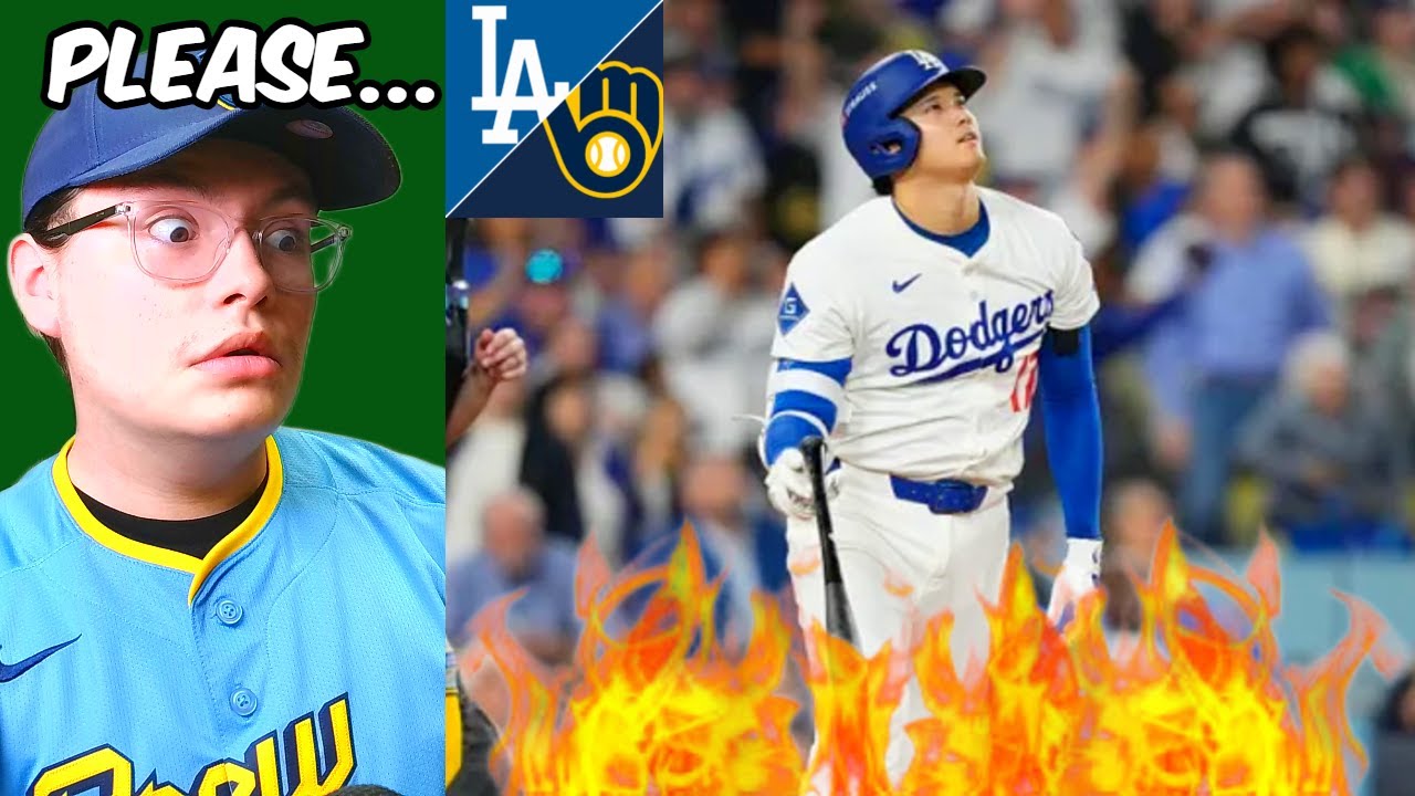 Brewers Fan Reacts To Milwaukee Brewers vs. LA Dodgers Game 4 MLB Highlights! (10/17/2025)