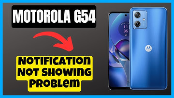 Motorola Moto G54 Notification Not Showing Problem || How to solve notification issues