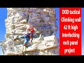 Can't believe I made this climbing wall with my interlocking rock panels