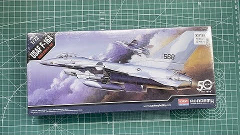 Academy USAF F-16A 1/72 Scale Model