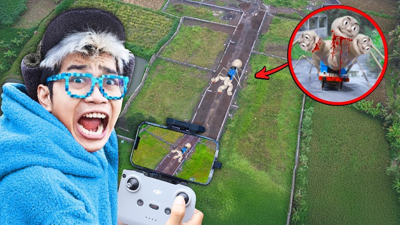 Записанный дрон THOMAX EXE с тремя головами!!! Он становится еще страшнее, мы начинаем преследова...