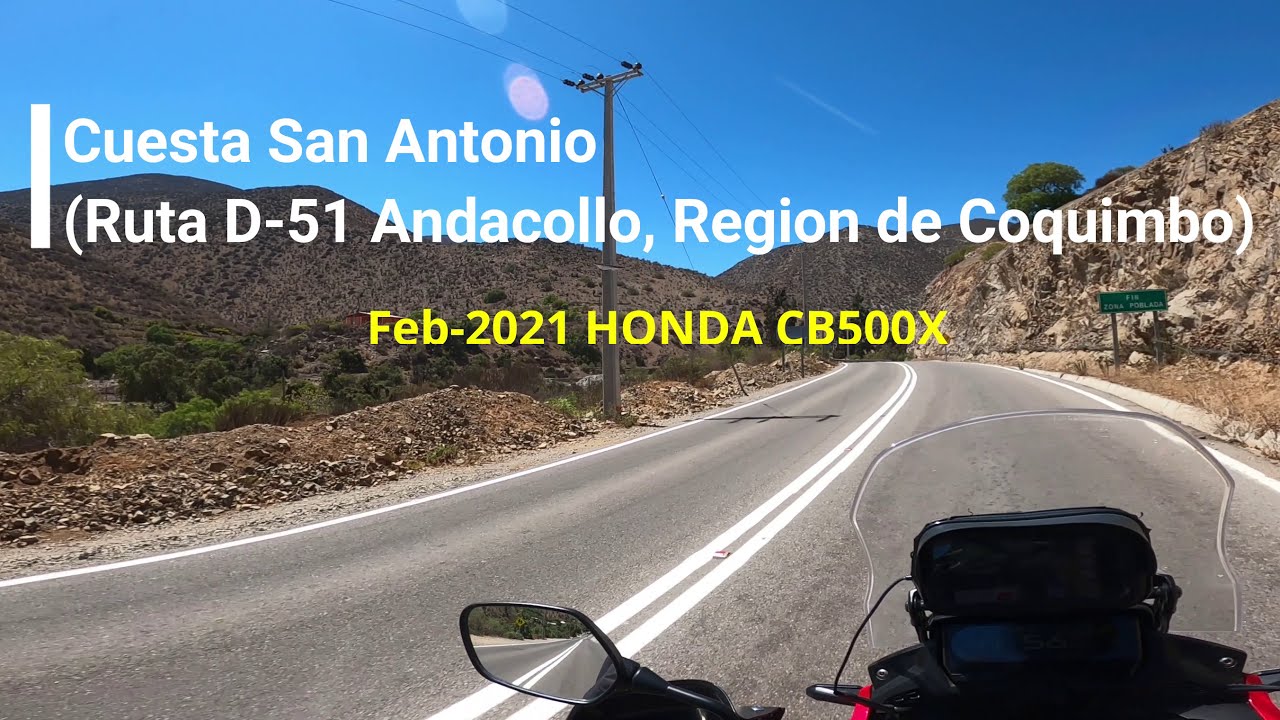 Cuesta San Antonio (Ruta D-51 Andacollo, Chile) Circuito Antakari
