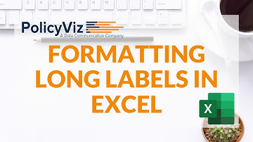 Formatting Long Labels in Excel