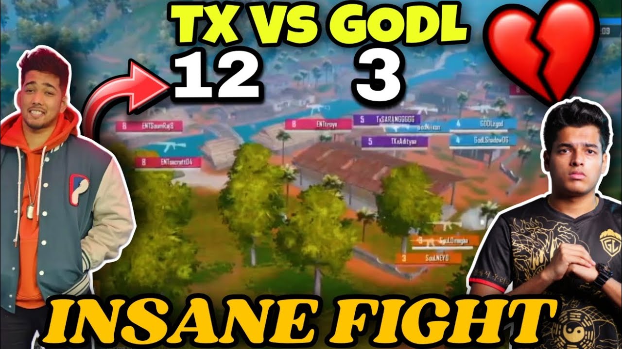TX Vs GODL || TX INSANE FIGHT WITH GODLIKE 🤯🔥 #scoutop #jonathangaming ...