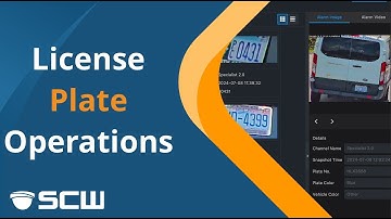 License Plate Operations via Viewstation