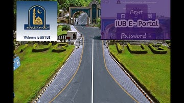 How to reset IUB E PORTAL password OR MY IUB APP password | Abeer Bhai #iub #abeerbhai