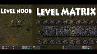 Factorio Robots in 3 Levels