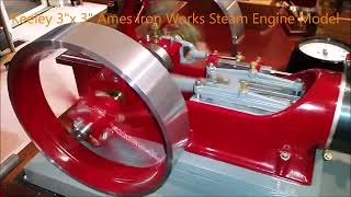 John McDivitt&#39;s Trapezium Connecting Rod Engine and 3&#39;&#39;x 3&#39;&#39; Ames Iron Works Model Steam Engine