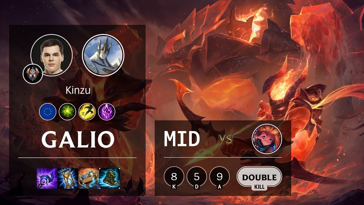 Galio Mid vs Zoe - EUW Challenger Patch 10.6