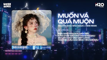 Muốn Vá Quá Muộn Remix - Nguyễn Thạc Bảo Ngọc x Ness ♫ Điều Khổ Tâm Như Mũi Tên Remix