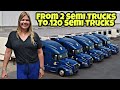 How We Started With No Money & 2 Used Semi Trucks To Over 120 Semi Trucks, First Ever Private Tour