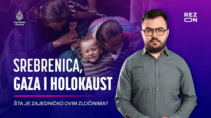 Srebrenica, holokaust i genocid u Gazi: Šta im je zajedničko | REZON 006