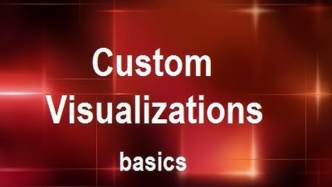 MicroStrategy - Custom Visualizations - Online Training Video by MicroRooster