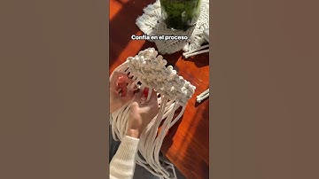 ¿Te animas a hacerlo? 👉🏼Tutorial completo en mis videos #macrame #macrametutorial