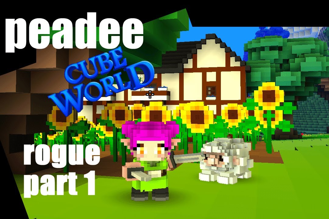 Cube World Rogue Gameplay Pt 1 Pet Sheep Peadee Games Let's Play