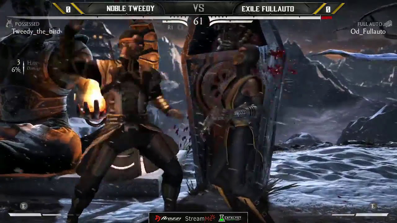 Kombat Cup S2 Week 1: EXiLE FullAuto vs Noble Tweedy | MKX | Mortal Kombat X