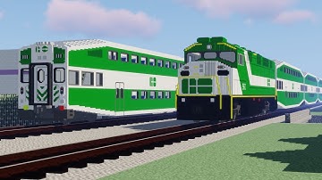 GO Trains in Minecraft - Immersive Railroading