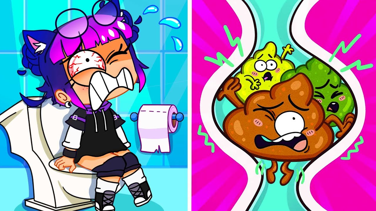 I Can't Hold Longer3 Awkward Moments In The Bathroom Gacha Life