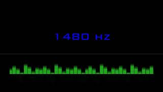 ⒽⓏ| 1480 hz Pure Tone Frequency| NO Music , For Meditation, Testing. Black Screen