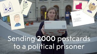 Sending 2000 postcards to a political prisoner