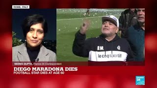 'Ciao Diego': Napoli bid farewell to club legend Maradona