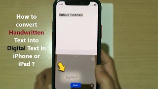How to convert Handwritten Text into Digital Text in iPhone or iPad ? screenshot 4