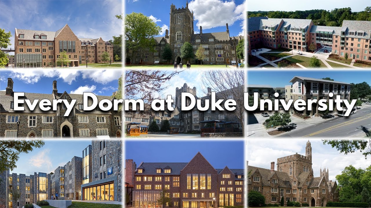 Duke University Dorm Tour Every Single Dorm Youtube