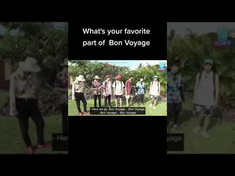 Compilation of bts saying "Bon Voyage" (they are so cute in here)🥰🥰