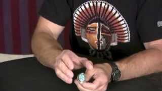 Navajo High Grade Kingman Turquoise Ring by Will Denetdale (#251)