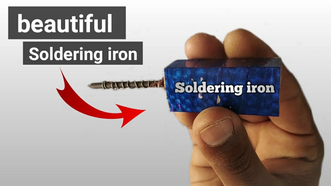 How to make Soldering iron Soldering iron banane ka tarika YouTube
