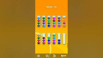 Ball sort-Bubble sort puzzle Game Master level 84