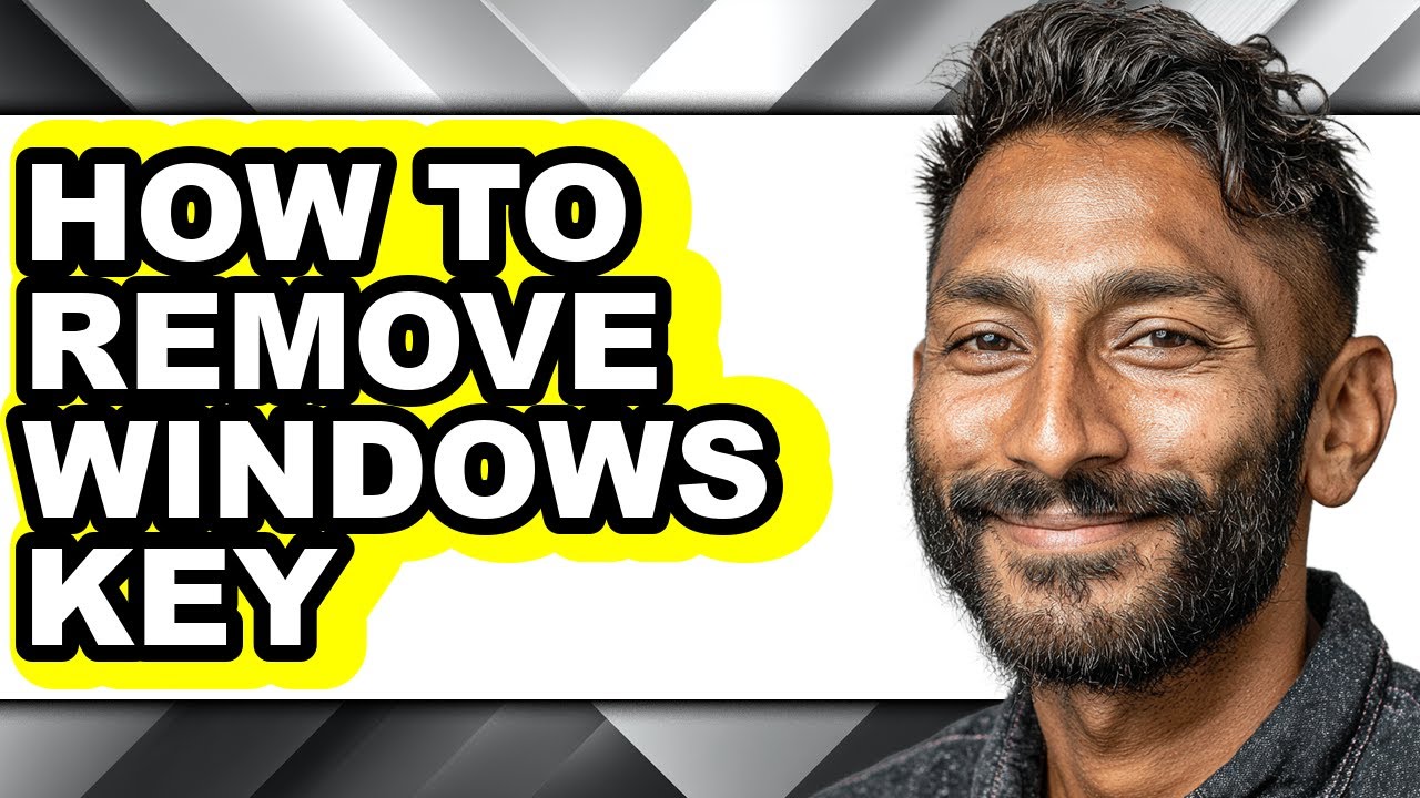 Delete Windows Key How to Remove Windows Key - Step by Step - YouTube