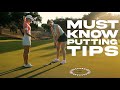 HOW TO HOLE MORE PUTTS
