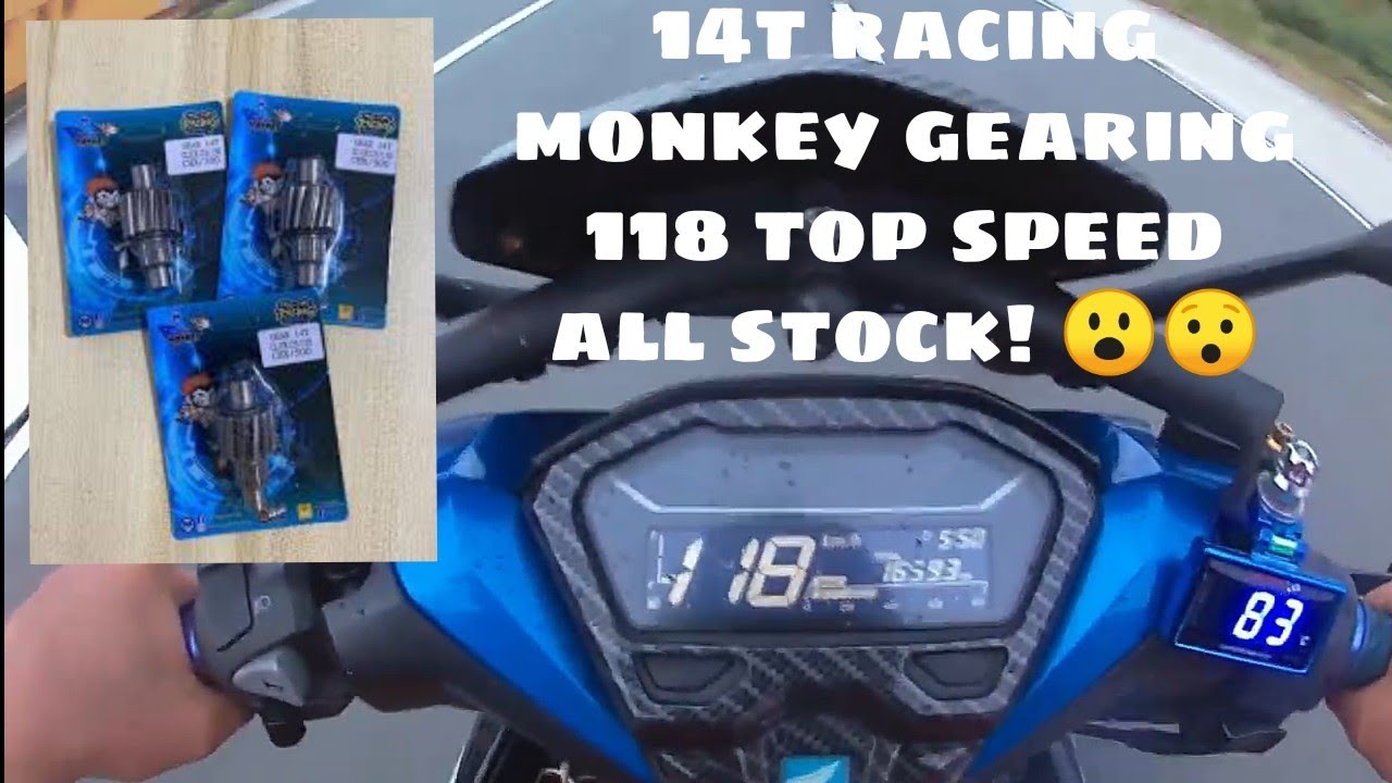 14T GEARING RACING MONKEY HONDA CLICK INSTALLATION AND REVIEW. 118 TOP SPEED | PAANO MAG INSTALL