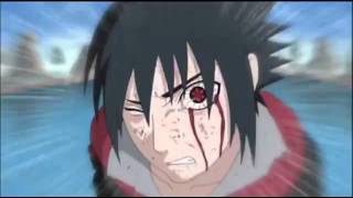 Sasuke's first time doing the Amaterasu