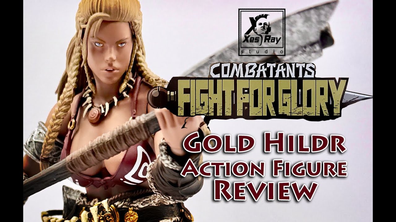 XesRay Combatants Gold Hildr Con Exclusive Action Figure Review