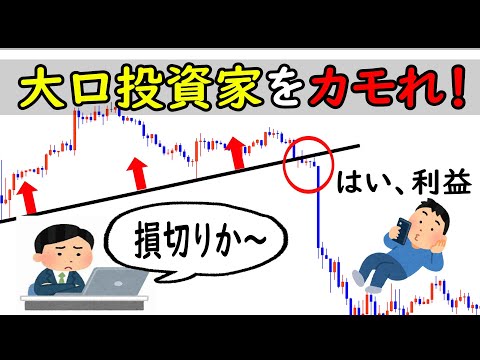 第5回 大口の損切りを利益に変える方法を教えます。大口はカモにしましょう。