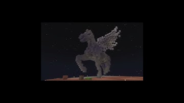Minecraft Pegasus Build Showcase! #shorts #short #youtubeshorts