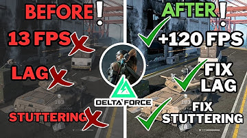"INSANE FPS BOOST 🚀 | Delta Force Lag Fix & FPS Drop Solution! 💥 Must-See!