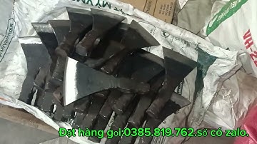 Báo giá lưỡi búa rìu bổ củi chặt cây rèn thủ công kẹp thép nhíp cho các bác đang quan tâm.