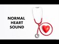 Normal heart sounds  medzcool