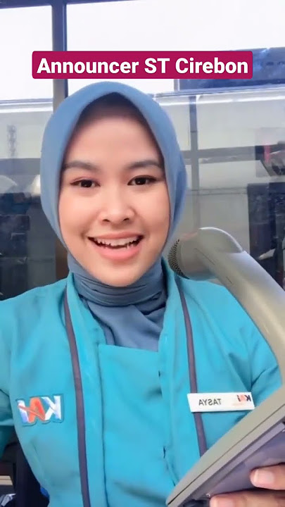 Announcer kedatangan & keberangkatan kereta dari Stasiun Cirebon