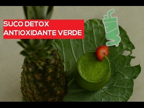 Suco Detox - Antioxidante Verde