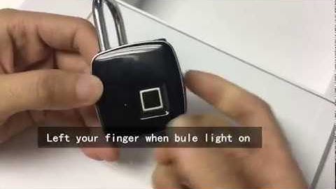 p3 fingerprint lock test