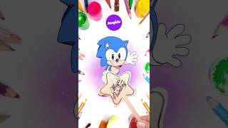 Sonic Magic Painting Into Animation 