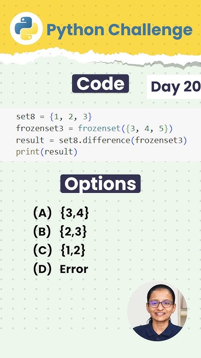 Difference Between Set and Frozenset in Python | Python Challenge Day ...