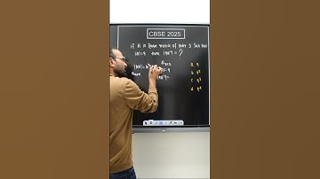 If A is a square matrix of order 3 such that det(a) = 9 then det(A^-1) is  #determinantsclass12